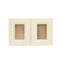 Load image into Gallery viewer, Oxford Wall Mullion Door Cabinet 2 Doors No Shelf Glass Not Included