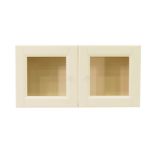 Load image into Gallery viewer, Oxford Wall Mullion Door Cabinet 2 Doors No Shelf 24 Inch Depth Glass Not Included
