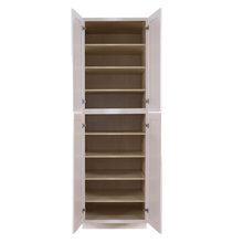 Load image into Gallery viewer, Princeton Creamy White Glazed Tall Pantry 2 Upper Doors and 2 Lower Doors