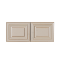 Load image into Gallery viewer, Princeton Creamy White Glazed Wall Cabinet 2 Doors No Shelf 24inch Depth