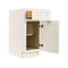 Load image into Gallery viewer, Princeton Off-white Base Cabinet 1 Drawer 1 Door 1 Adjustable Shelf