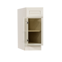 Load image into Gallery viewer, Princeton Off-white Base End Angle Cabinet 1 Fake Drawer 1 Door 1 Adjustable Shelf (Left)