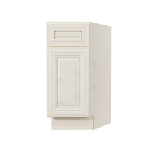 Load image into Gallery viewer, Princeton Off-white Base End Angle Cabinet 1 Fake Drawer 1 Door Adjustable Shelf (Right)