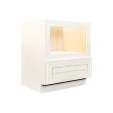 Load image into Gallery viewer, Princeton Series Off White Base Microwave with Drawer Cabinet