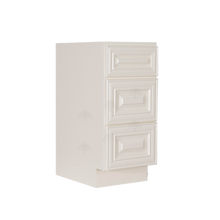 Load image into Gallery viewer, Princeton Off-white Vanity Drawer Base Cabinet 3 Drawers