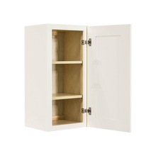 Load image into Gallery viewer, Princeton Off-White Wall Cabinet 1 Door 2 Adjustable Shelves 30-inch Height
