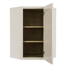Load image into Gallery viewer, Princeton Off-white Wall Diagonal Corner 1 Door 2 Adjustable Shelves