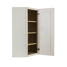 Load image into Gallery viewer, Princeton Off-white Wall Diagonal Corner 1 Door 3 Adjustable Shelves