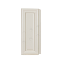 Load image into Gallery viewer, Princeton Off-white Wall End Angle Cabinet 1 Door 2 or 3 Shelves