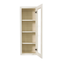 Load image into Gallery viewer, Princeton Off-white Wall Mullion Door Cabinet 1 Door 3 Adjustable Shelves Glass not Included