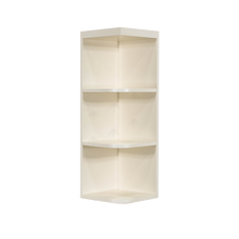 Load image into Gallery viewer, Princeton Off-white Wall Open End Shelf No Door 2 Fixed Shelves (Left)