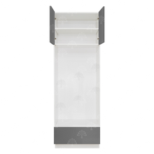 Load image into Gallery viewer, Valencia Gray Series Double Oven Cabinet with Large Drawer Face and 1 Bottom Drawer and 2 Upper Doors