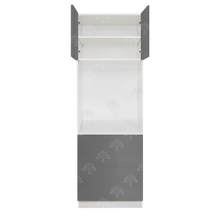 Load image into Gallery viewer, Valencia Gray Series Single Oven Cabinet with 2 Bottom Drawers and 2 Upper Doors
