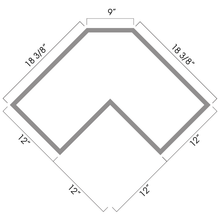 Load image into Gallery viewer, Valencia Gray Series Wall Lazy Susan Cabinet with 2 Individual Doors