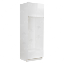 Load image into Gallery viewer, Valencia White Series Double Oven Cabinet with Small Drawer Face and 1 Bottom Drawer and 2 Upper Doors