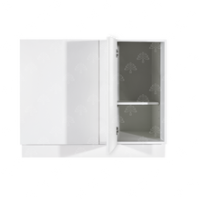 Load image into Gallery viewer, Valencia White Series Full Height Blind Base Cabinet with 1 Door and 1 Shelf