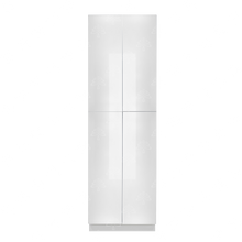 Load image into Gallery viewer, Valencia White Series Pantry Cabinet with Roll Out Tray and 4 Doors