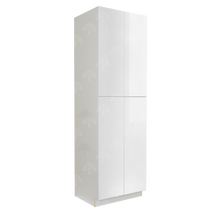 Load image into Gallery viewer, Valencia White Series Pantry Cabinet with Roll Out Tray and 4 Doors