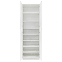 Load image into Gallery viewer, Valencia White Series Pantry Cabinet with Roll Out Tray and 4 Doors