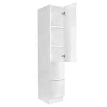 Load image into Gallery viewer, Valencia White Series Finish Pantry Cabinet with Inverted Door and 1 Door