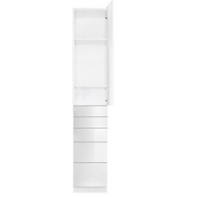 Load image into Gallery viewer, Valencia White Series Finish Pantry Cabinet with Inverted Door and 1 Door