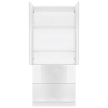 Load image into Gallery viewer, Valencia White Series Finish Pantry Cabinet with Inverted Door and 2 Doors and 2 Drawers