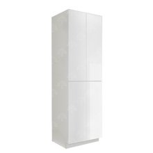 Load image into Gallery viewer, Valencia White Series Finish Pantry Cabinet with Inverted Door and Roll Out Tray and 4 Doors
