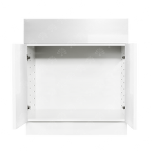 Load image into Gallery viewer, Valencia White Series Tall Vanity Sink Base Cabinet with 2 Doors and 1 Drawer