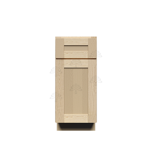 Lancaster Natural Shaker Base Cabinet 1 Door