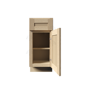 Lancaster Natural Shaker Base Cabinet 1 Door