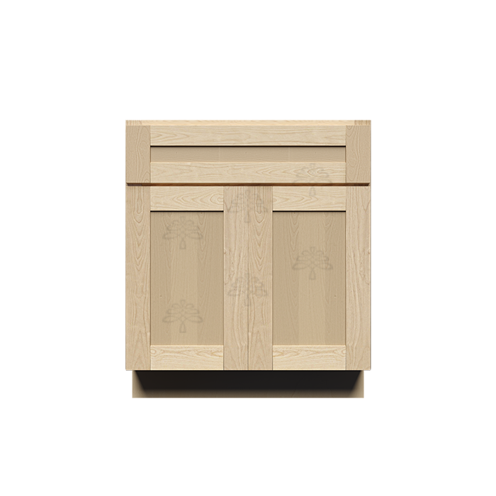 Lancaster Natural Shaker Base Cabinet 2 Doors