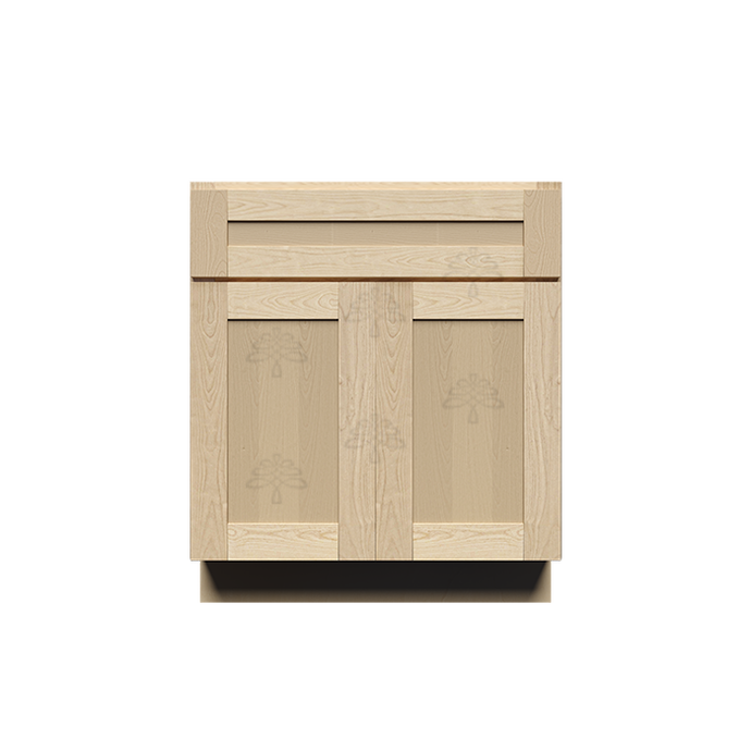 Lancaster Natural Shaker Base Cabinet 2 Doors