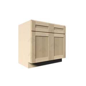 Lancaster Natural Shaker Base Cabinet 2 Doors