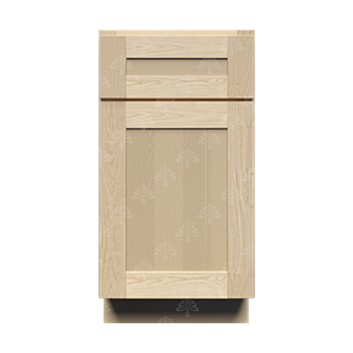 Lancaster Natural Shaker Base Trash Can Cabinet