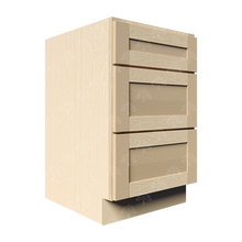 Load image into Gallery viewer, Lancaster Natural Shaker Base Cabinet with 3 Draws