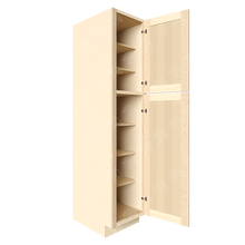 Load image into Gallery viewer, Lancaster Natural Shaker Pantry Cabinet 2 Doors