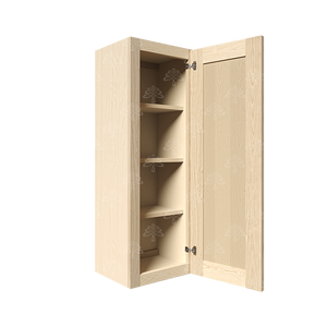 Lancaster Natural Shaker Wall Cabinet 1 Door