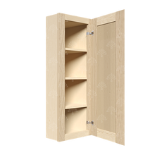 Load image into Gallery viewer, Lancaster Natural Shaker Wall End Angle Cabinet