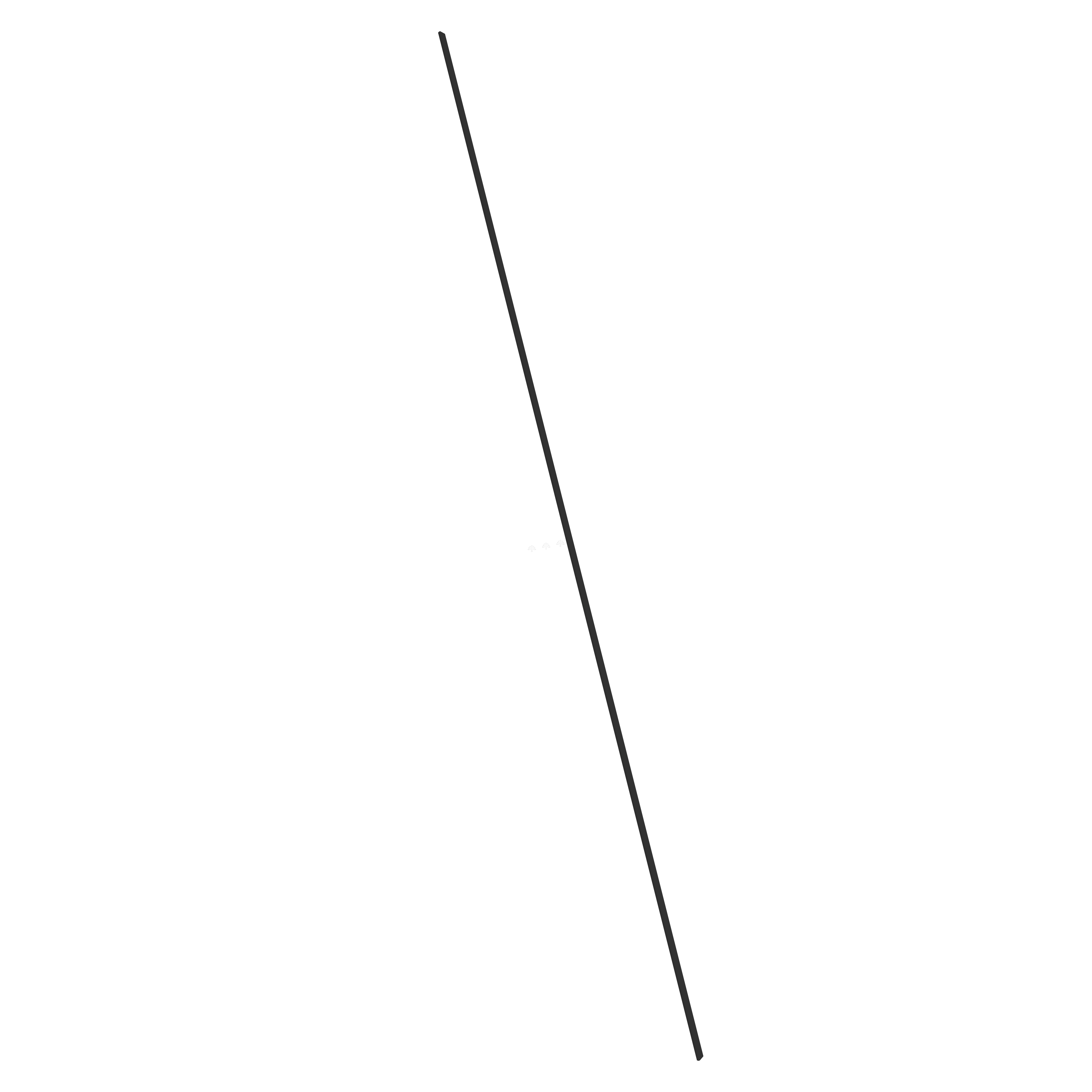 Urban Slim Black Painted Black Batten Molding