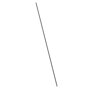 Urban Slim Black Painted Black Batten Molding