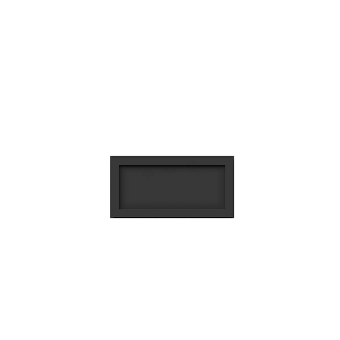 Urban Slim Black Painted Finish Base Small Drawer