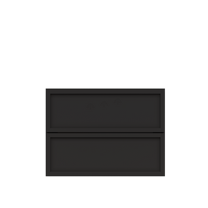 Urban Slim Black Painted Finish Counter Top Drawers
