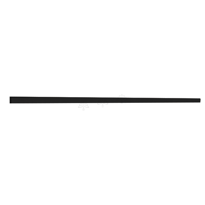 Urban Slim Black Painted Black Convex Top Molding