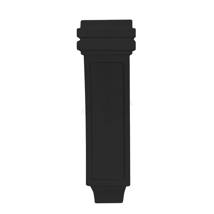 Urban Slim Black Painted Black Corbel Flat Design Small