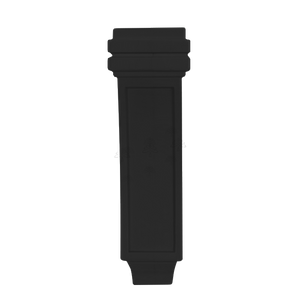 Urban Slim Black Painted Black Corbel Flat Design Extra Large