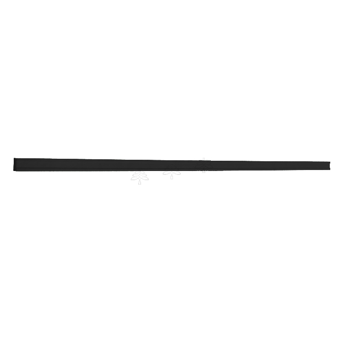 Urban Slim Black Painted Black Fluted Square Post