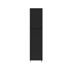 Load image into Gallery viewer, Urban Slim Black Painted Finish Pantry Cabinet with 2 Doors