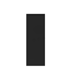 Urban Slim Black Painted Finish Pantry Cabinet Section with 1 Door