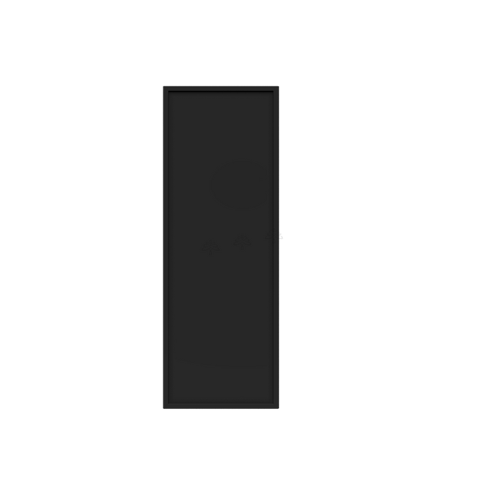 Urban Slim Black Painted Finish Pantry Cabinet Section with 1 Door