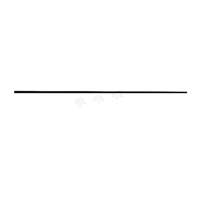 Urban Slim Black Painted Black Quarter Round
